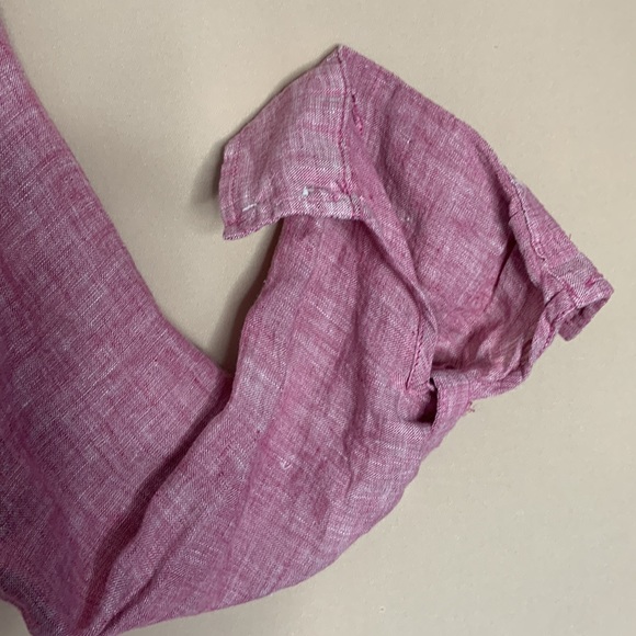 ‘TAHARI’ PINK LINEN BLOUSE!! - Picture 5 of 7